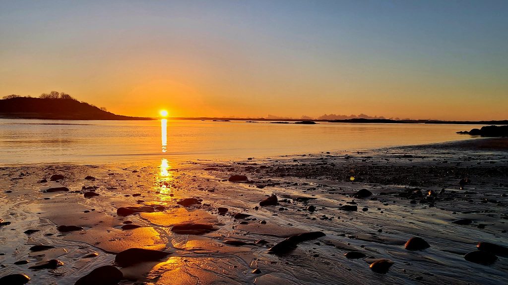 Ardwall from Carrick at Sunset
