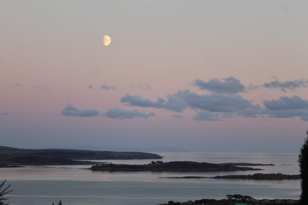 Isles of Fleet - Moonlit View from Isles of Fleet Retreat